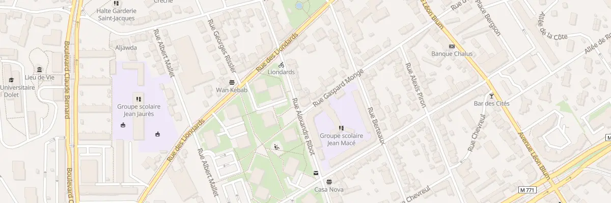 Plan du 57B Rue Alexandre Ribot à Clermont-Ferrand