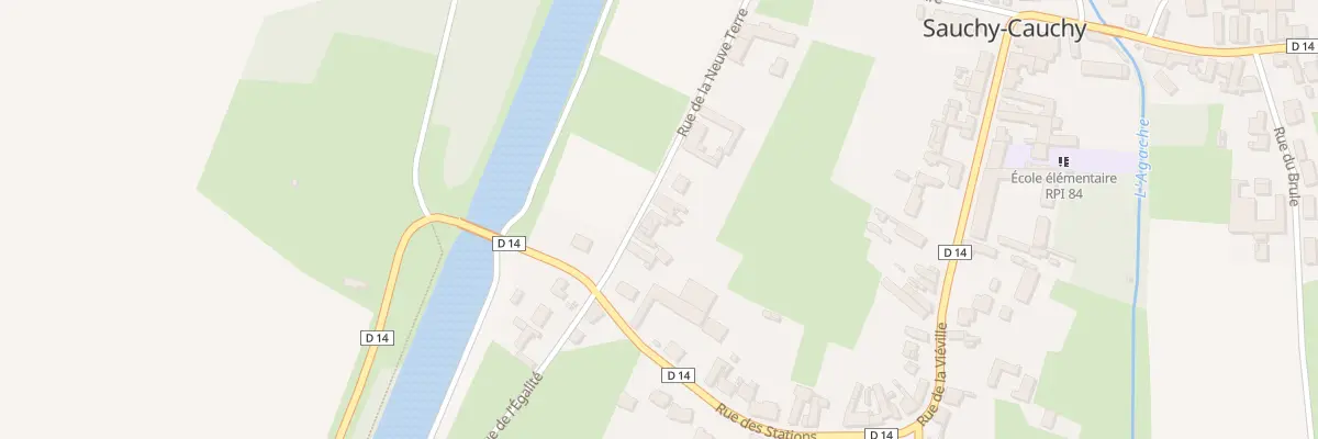 Plan du 6 Rue de la Neuve Terre à Sauchy-Cauchy