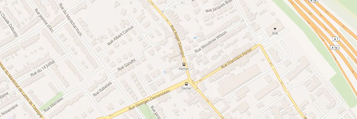 Plan du 161 Rue Roger Salengro à Ronchin