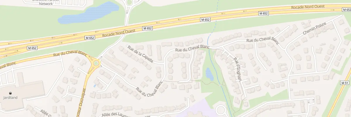 Plan du 25 Rue du Cheval Blanc à Marcq-en-Barœul