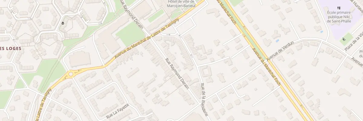 Plan du 38 Rue de la Rianderie à Marcq-en-Barœul