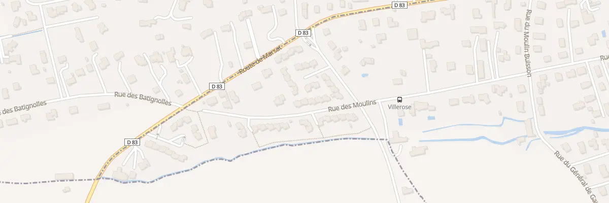 Plan du 119 Rue des Moulins à Riom