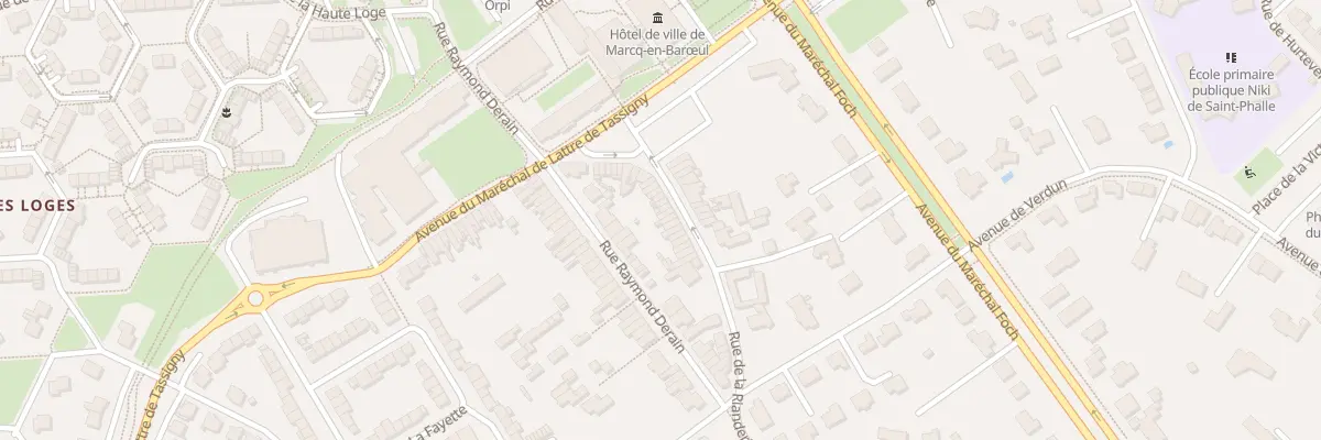 Plan du 30 Rue de la Rianderie à Marcq-en-Barœul