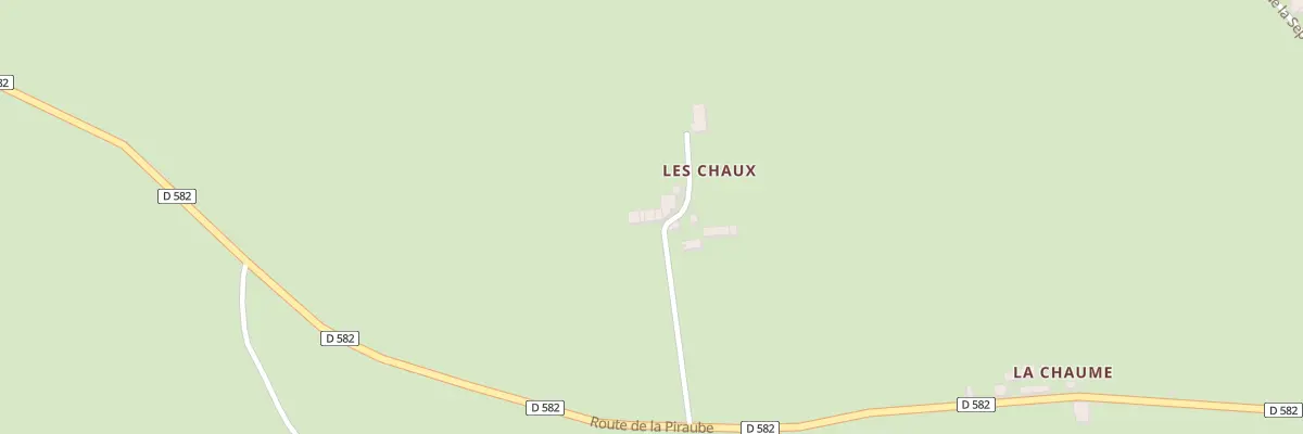 Plan du 1 Rte des Chaux à Monestier