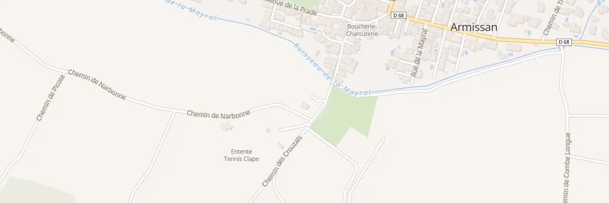 Plan du 19 Rue du Terrain de Sports à Armissan