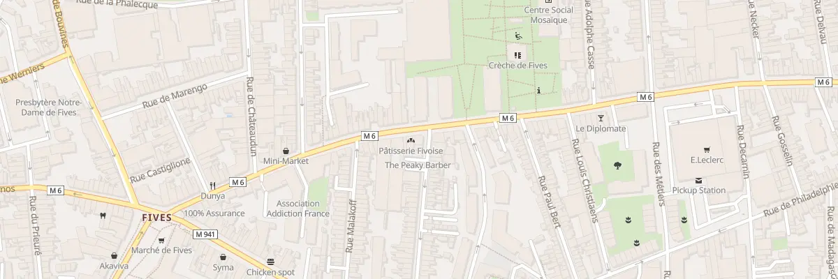 Plan du 46 Rue de Lannoy à Lille