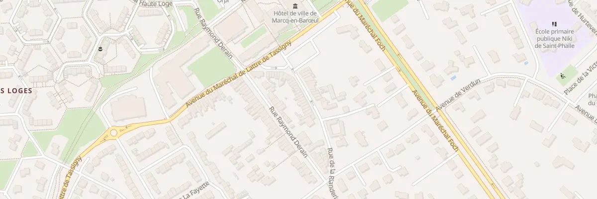 Plan du 32 Rue de la Rianderie à Marcq-en-Barœul