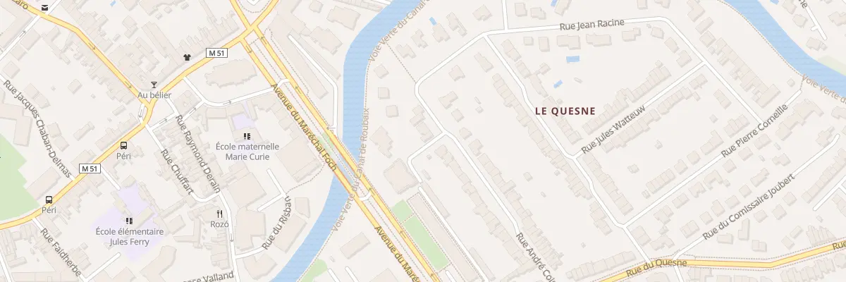 Plan du 47 Rue André Coisne à Marcq-en-Barœul