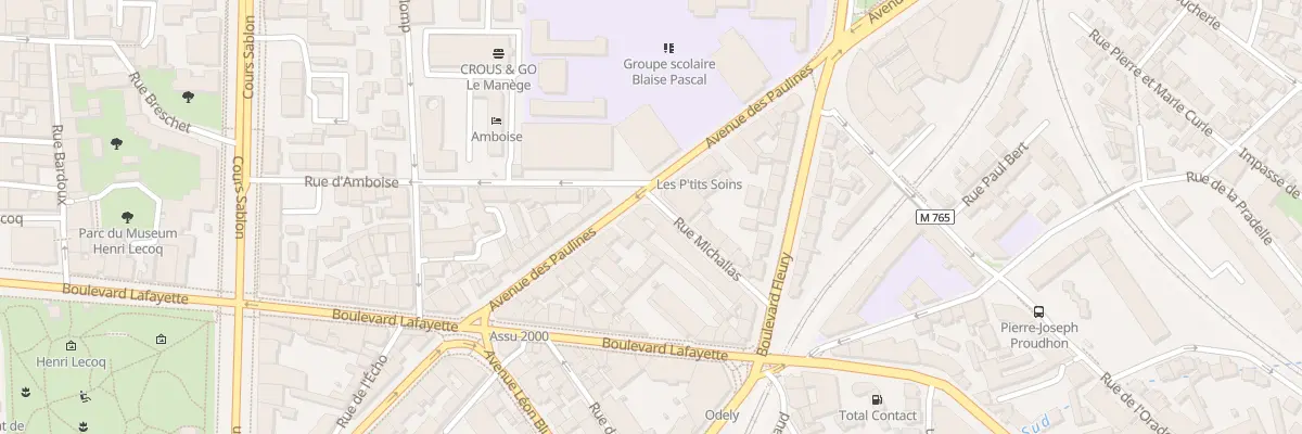 Plan du 24 Av des Paulines à Clermont-Ferrand