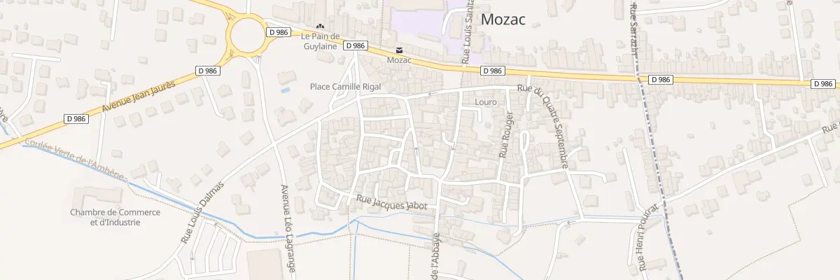 Plan du 17 Rue Desperouse à Mozac