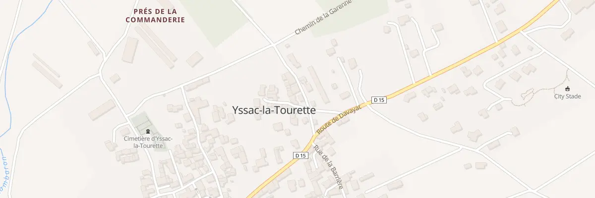 Plan du 2 Imp de la Commanderie à Yssac-la-Tourette