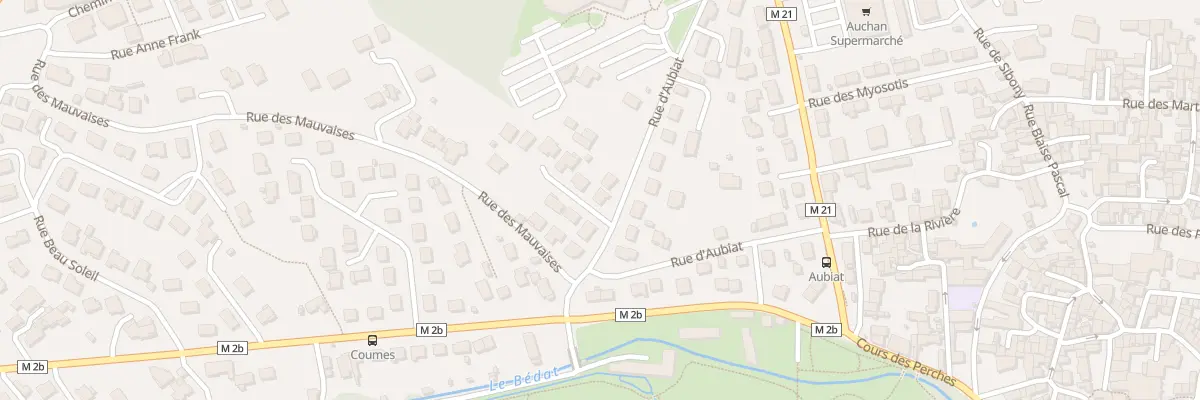 Plan du 3 Rue d’Aubiat à Cébazat