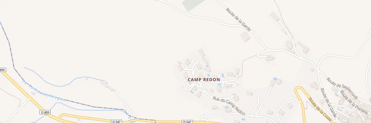 Plan du 5212 Camp Redon à Compeyre