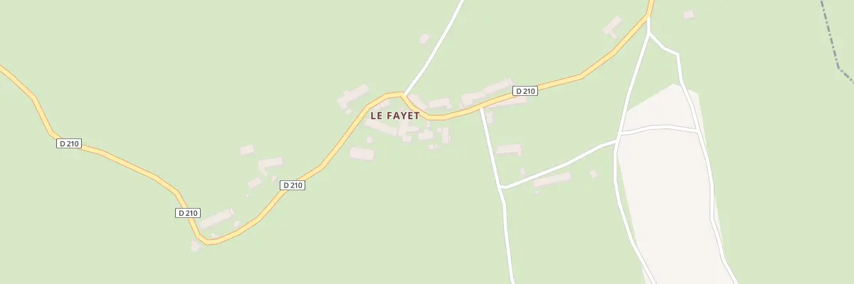 Plan du 9007 Le Fayet à Saint-Flour