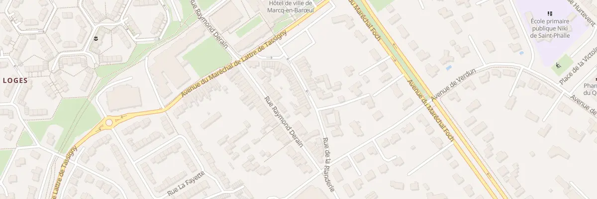 Plan du 40 Rue de la Rianderie à Marcq-en-Barœul