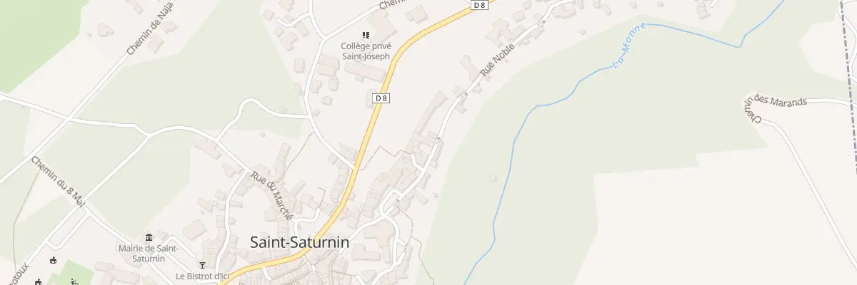 Plan du 10 Rue Noble à Saint-Saturnin