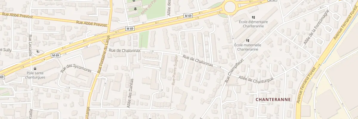 Plan du 32B Rue de Chalonnax Chanturgue à Clermont-Ferrand