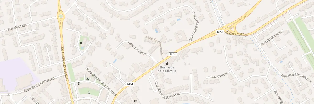 Plan du 117 Rue Albert Bailly à Marcq-en-Barœul