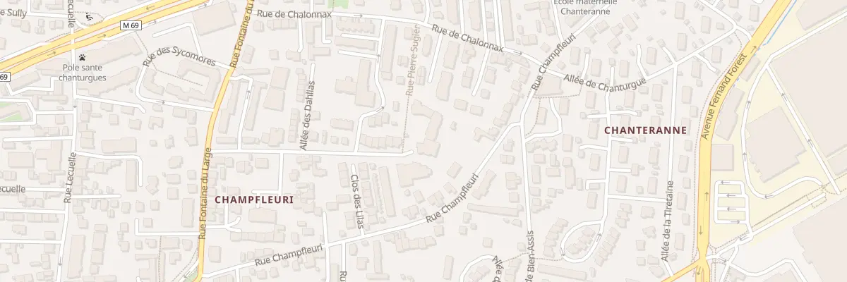 Plan du 22 Rue Bartholdi à Clermont-Ferrand