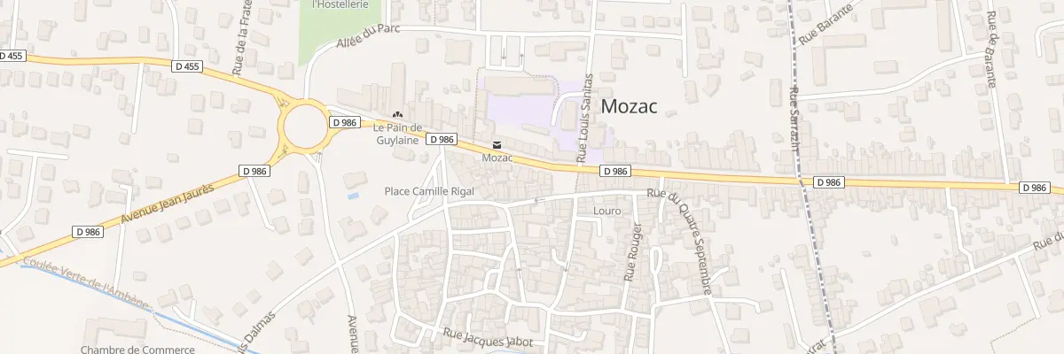 Plan du 49 Rue de l’Hôtel de Ville à Mozac