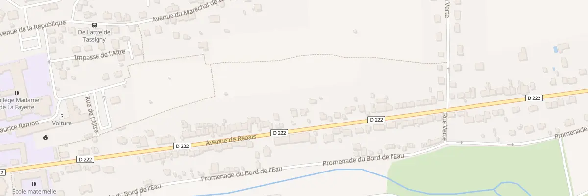 Plan du 61 Av de Rebais à Coulommiers