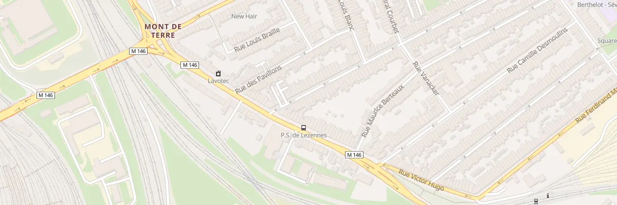 Plan du 14 Rue J J Rousseau Hellemmes à Lille