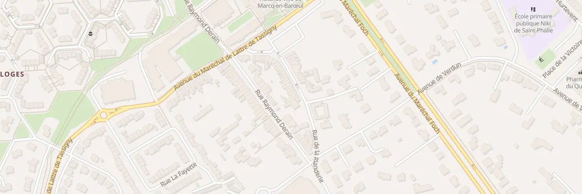 Plan du 44 Rue de la Rianderie à Marcq-en-Barœul