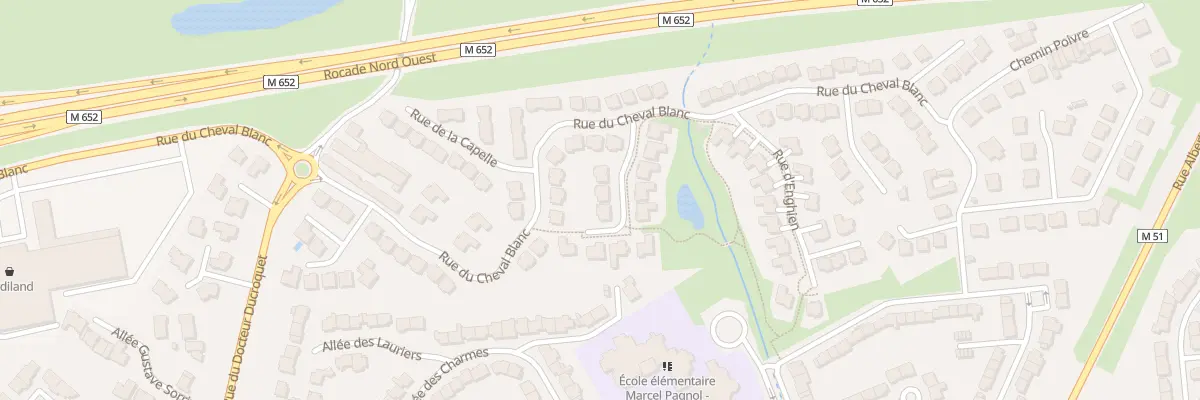 Plan du 4 Rue de Longchamp à Marcq-en-Barœul