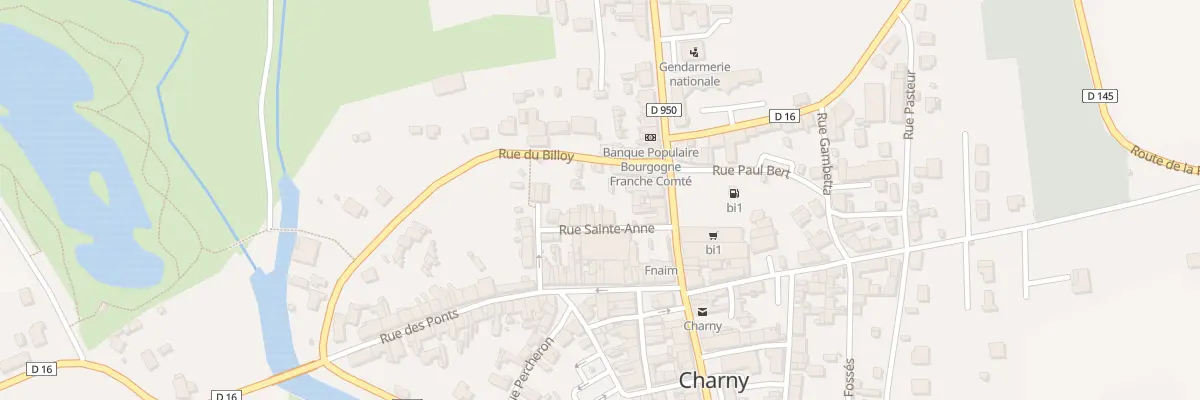Plan du 6 Rue Sainte Anne à Charny Orée de Puisaye