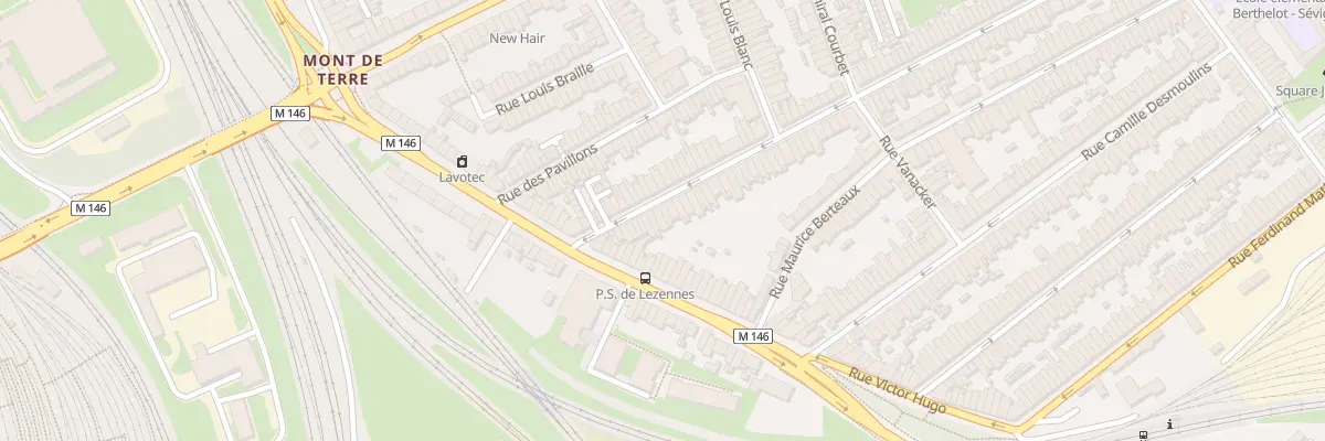 Plan du 16 Rue J J Rousseau Hellemmes à Lille