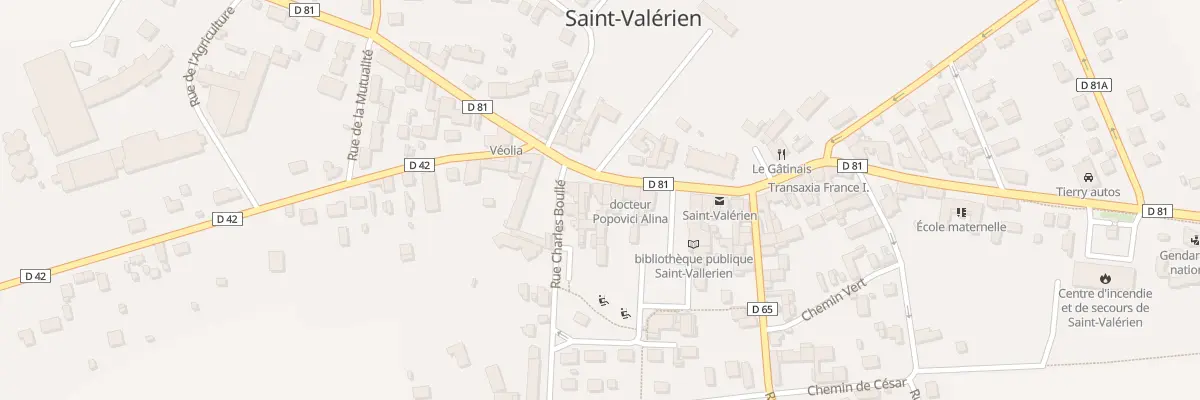 Plan du 47 Rue de la République à Saint-Valérien