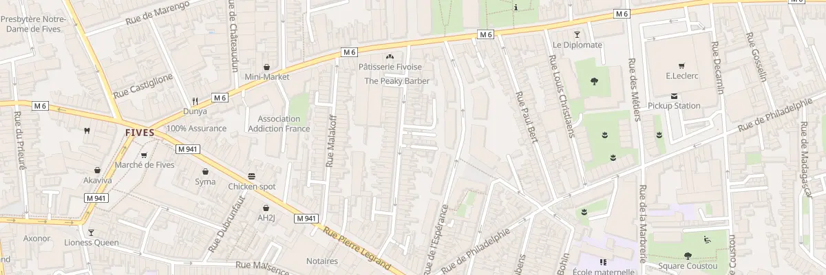Plan du 46 Rue Mirabeau à Lille