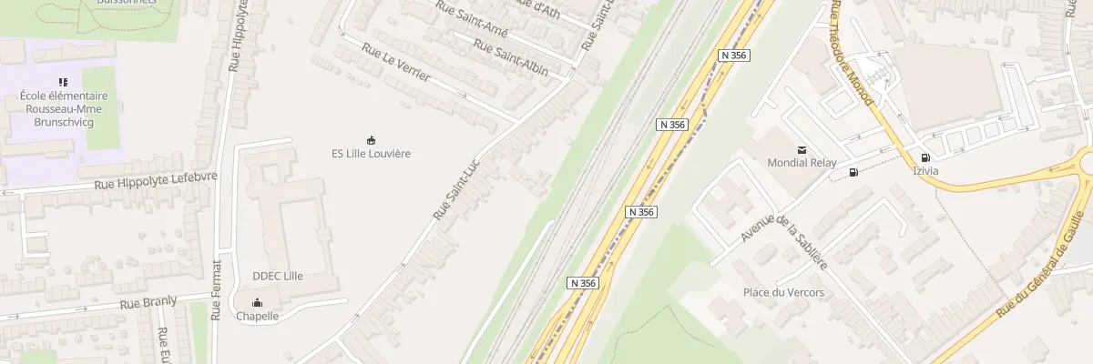 Plan du 82B Rue Saint-Luc à Lille