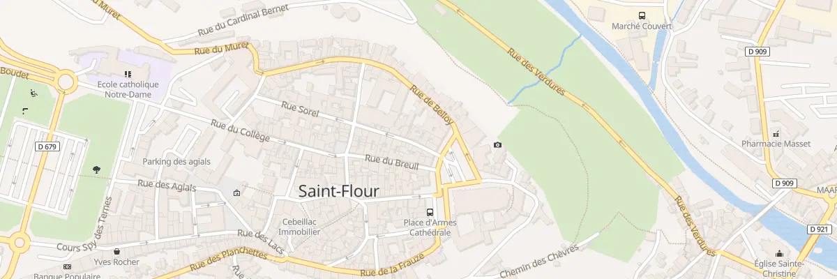 Plan du 8 Rue Sorel à Saint-Flour