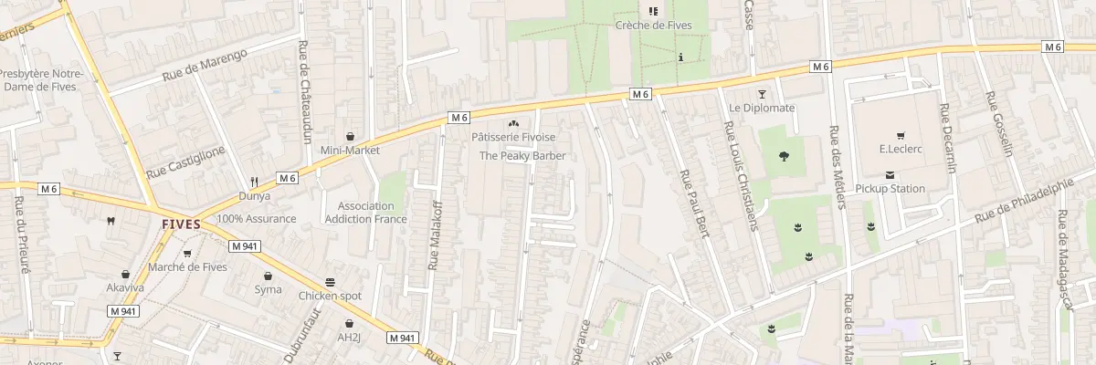 Plan du 62 Rue Mirabeau à Lille
