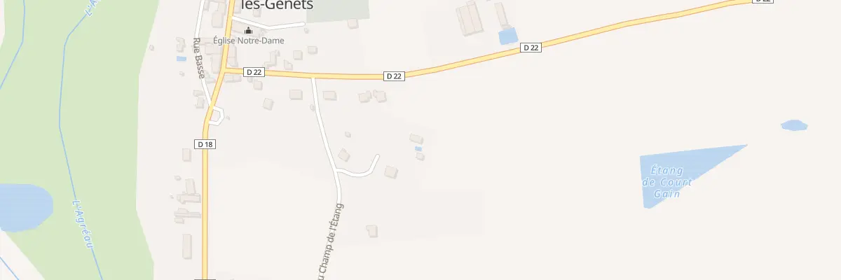 Plan du 4 All des Sablons à Villeneuve-les-Genêts