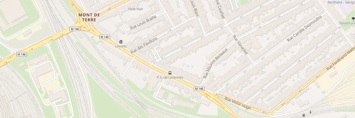 Plan du 18 Rue J J Rousseau Hellemmes à Lille