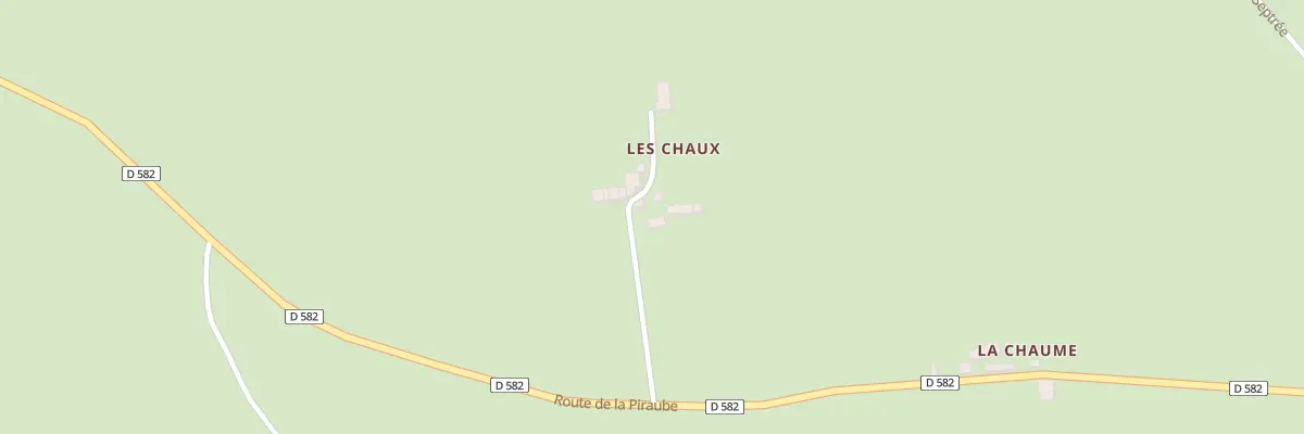 Plan du 2 Rte des Chaux à Monestier