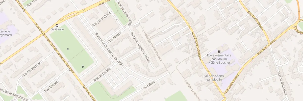 Plan du 27 Rue J B Lebas à Ronchin