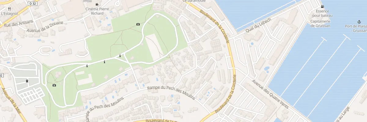 Plan du 150 Rue du Pech des Moulins à Gruissan