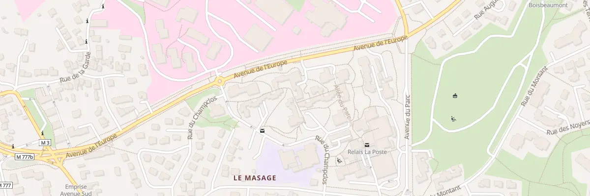 Plan du 15 All du Parc à Beaumont