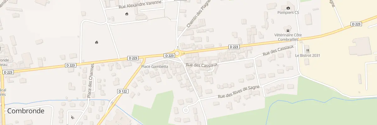 Plan du 1B Rue des Cassiaux à Combronde
