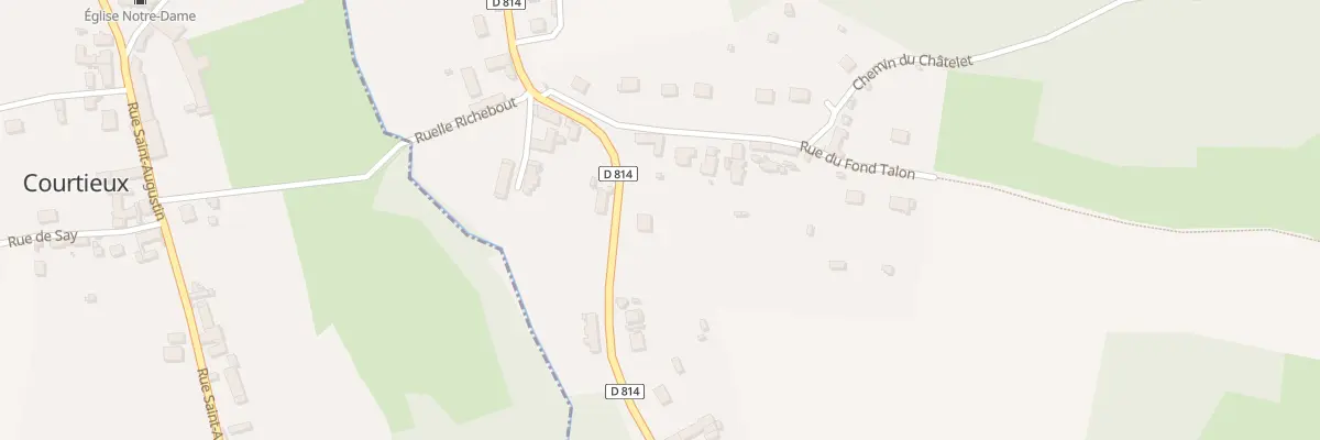 Plan du 25 Rte de Tannières à Montigny-Lengrain
