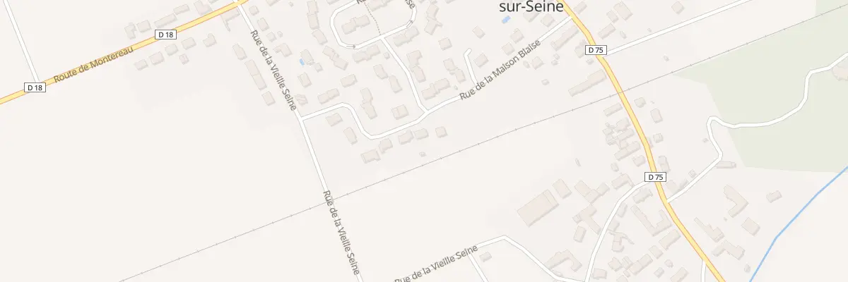 Plan du 3 Rue de la Maison Blaise à Châtenay-sur-Seine