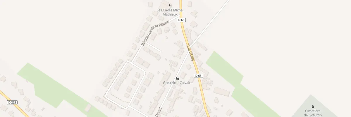 Plan du 403 Rue de Douai à Gœulzin