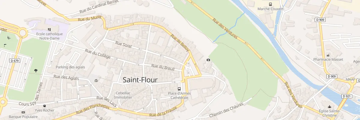Plan du 2 Rue Sorel à Saint-Flour
