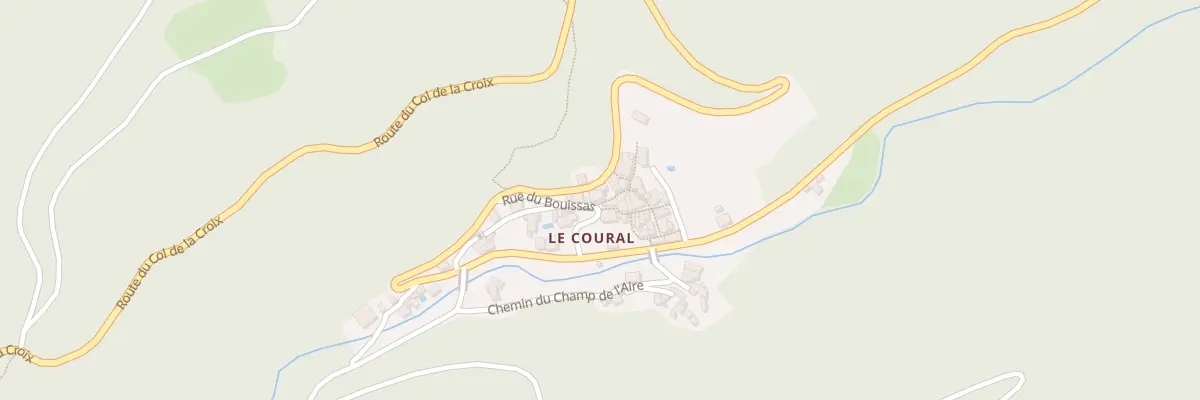 Plan du 5061 Le Coural à Avène