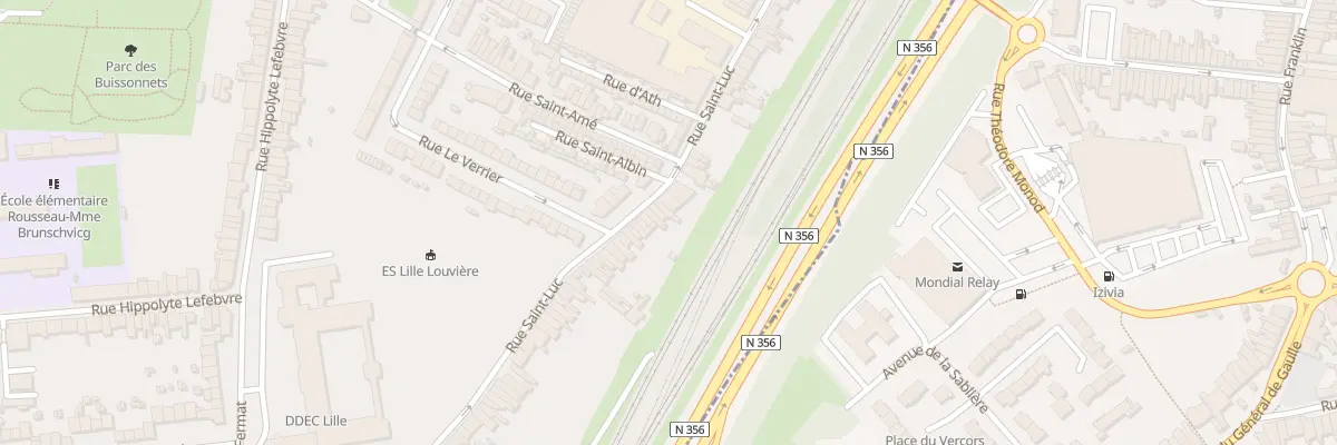 Plan du 112 Rue Saint-Luc à Lille