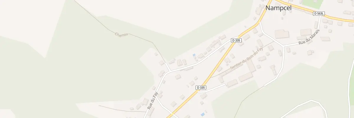 Plan du 14 Rue du Fay à Nampcel