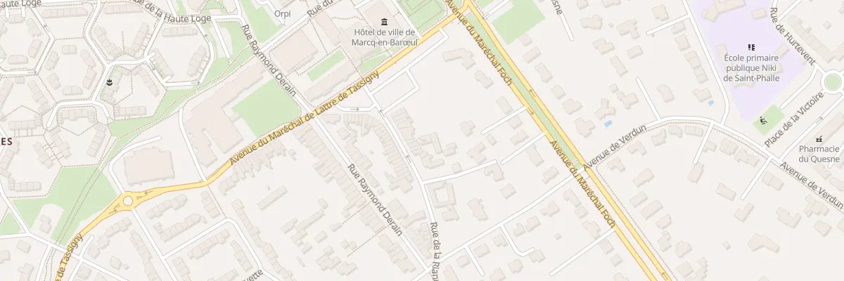 Plan du 19 Rue de la Rianderie à Marcq-en-Barœul